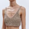 Crop top maglia