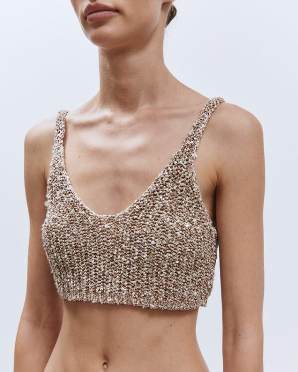Crop top maglia