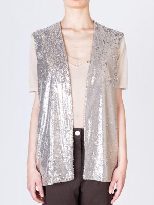 Gilet in paillettes