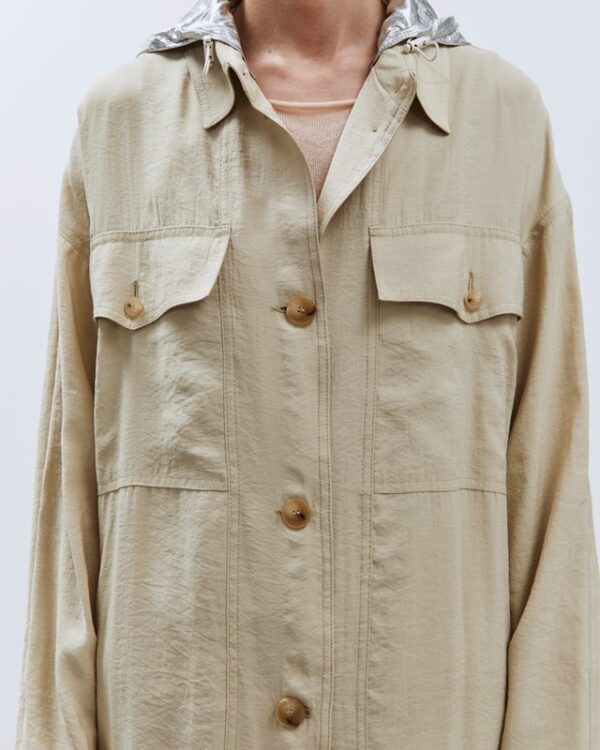 Trench peach touch