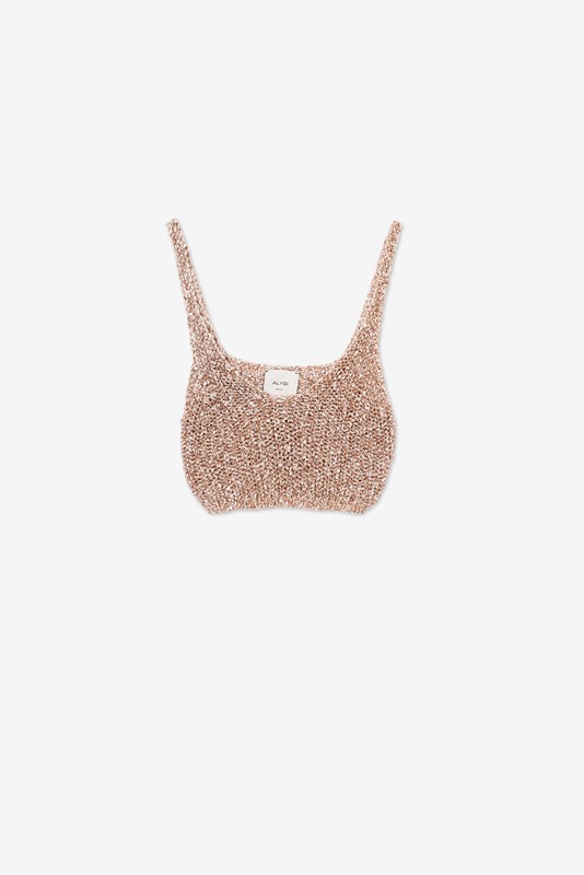 Crop top maglia
