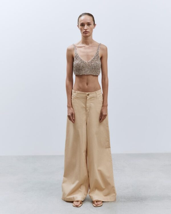 Crop top maglia