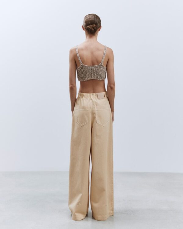 Crop top maglia