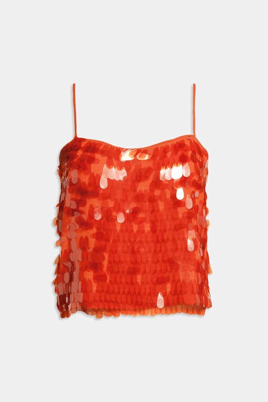 Top in paillettes