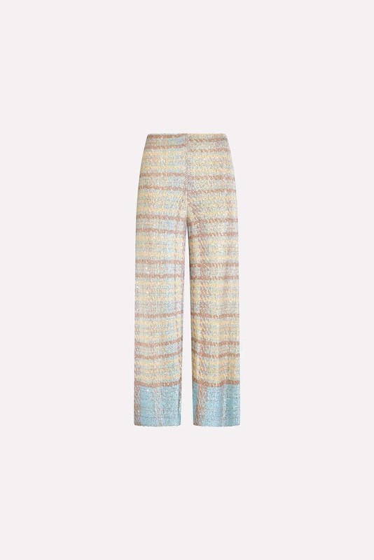 Pantalone paillettes stampate