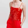 Top in paillettes
