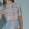 Top paillettes stampate