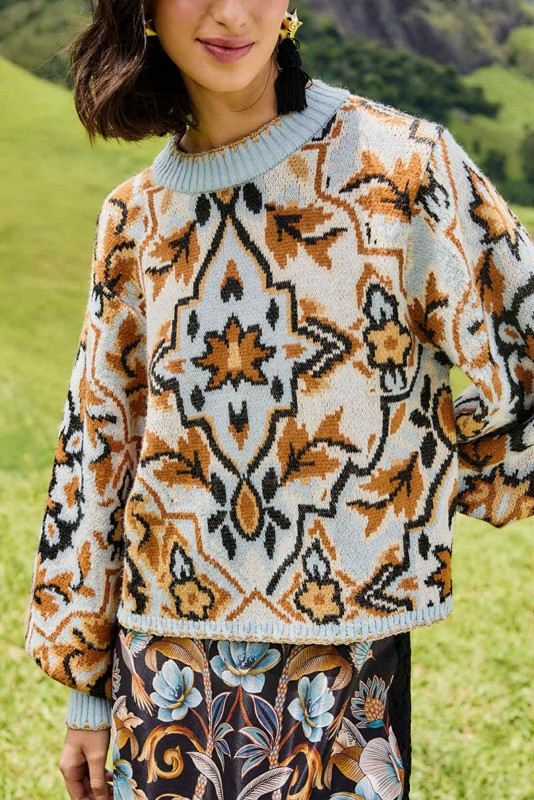 Maglia jacquard