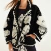 Cappotto corto arabesque