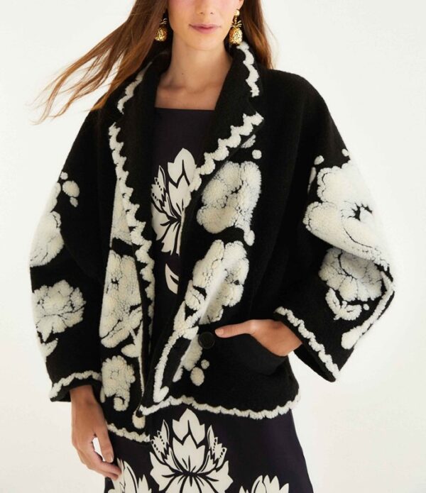 Cappotto corto arabesque