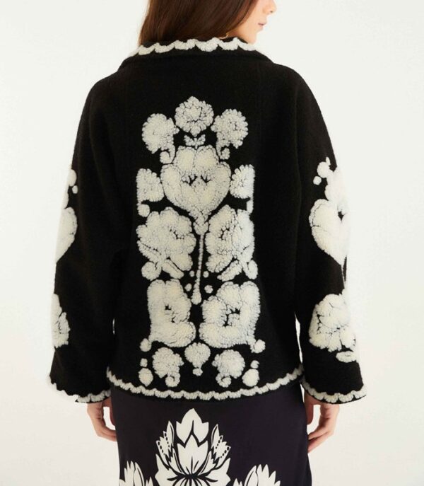 Cappotto corto arabesque