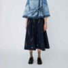 Giacca denim trapuntata