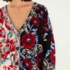 Cardigan fantasia a contrasto