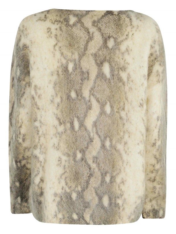 Cardigan pitonato