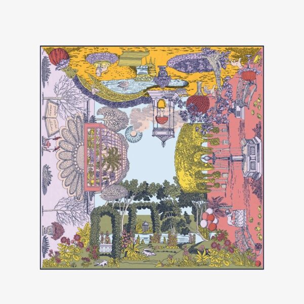 Square 100 quatre saisons pastel