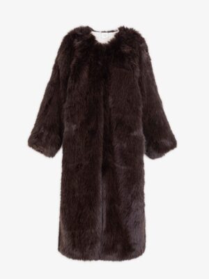Maxi cappotto fur