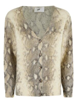 Cardigan pitonato