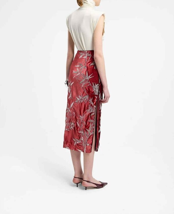 Longuette ricamo orientale