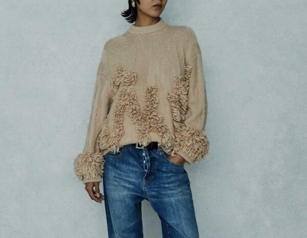 Maglia con frange