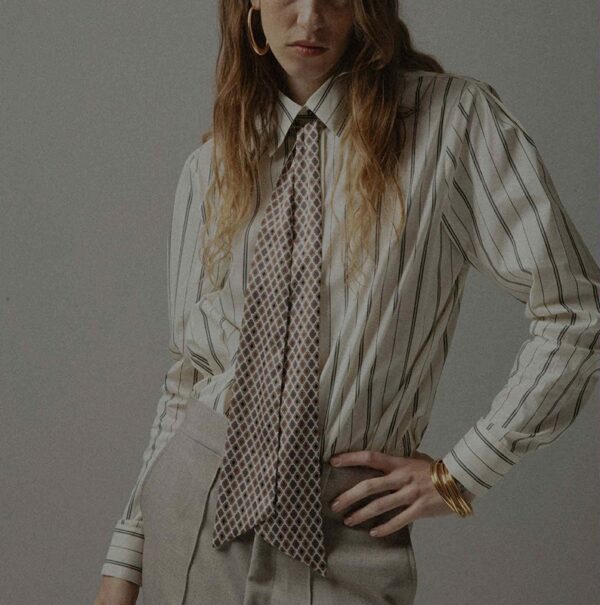 The up cotton stripe
