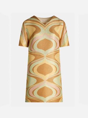 Abito stampa geometrica