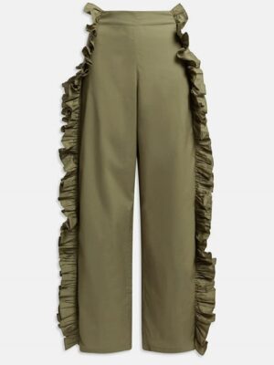 Pantalone con rouches