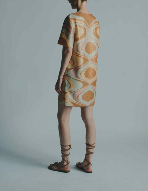Abito stampa geometrica