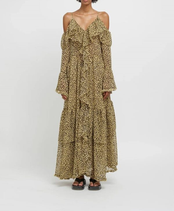 Maxi abito animalier