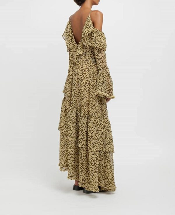 Maxi abito animalier