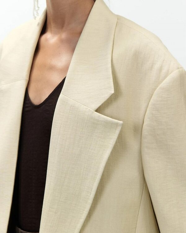 Blazer oversize in lino