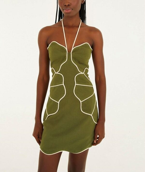 48A928AAB4DD950048E32F3FDEF8EF66_ Mini abito verde