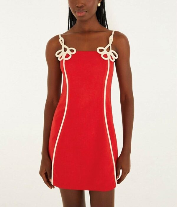 75C6AB8B06E22084F9F12154E63B6E6E_ Mini abito rosso