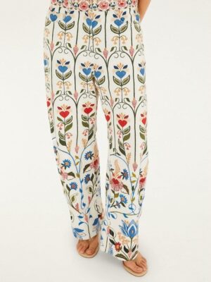 Pantalone fantasia tropicale