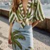 Camicia con palme