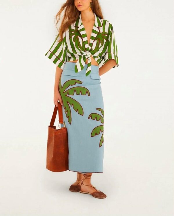 Camicia con palme