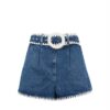 6D1D4DB437D08D2343BA3E1A7FA9F858_ Short denim ricamato
