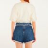751C664BBBE089ECF63F3B6E503AB206_ Short denim ricamato