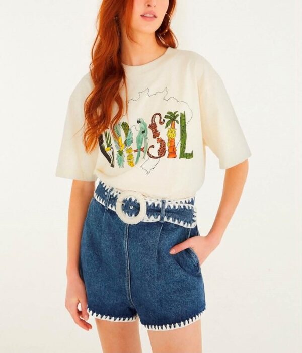 A8D9ACBC027EB3BCC9186461422D0599_ Short denim ricamato