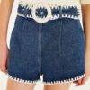 EB9BF9FD5FE563A320E29E324434CDE0_ Short denim ricamato