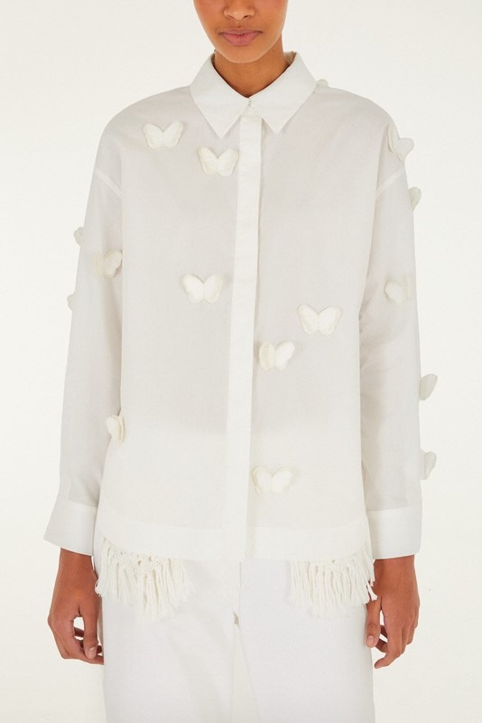 Camicia farfalle