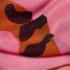 Scarf 70 felino rosa