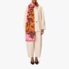 Scarf 70 felino rosa