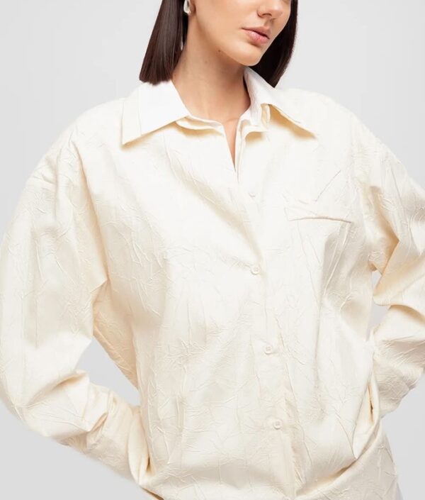 Camicia plissettata