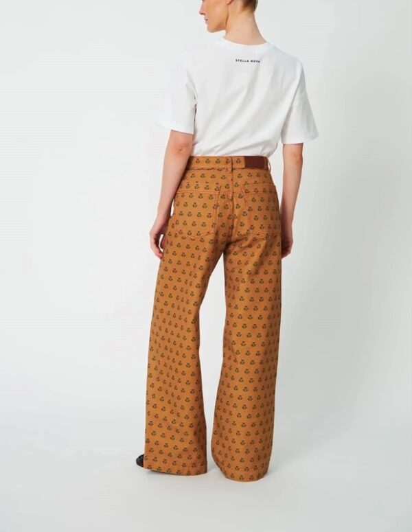 Pantalone fantasia fiore