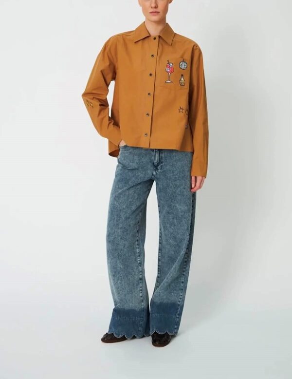 Camicia con ricami