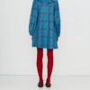 76807FD167667CC91F07303BDD837AD1_ Miniabito con rose ciano