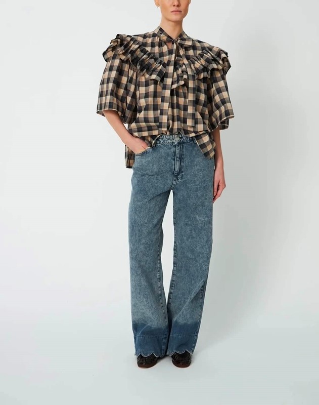 Camicia rouches