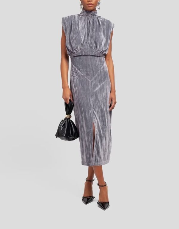 8FF80E0F41A03C64BA3A53B1986FD6CB_ Abito midi grey