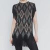 91281D41EB62C18D5E99C3C5047C86EC_ Top jacquard con frange