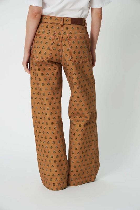 Pantalone fantasia fiore